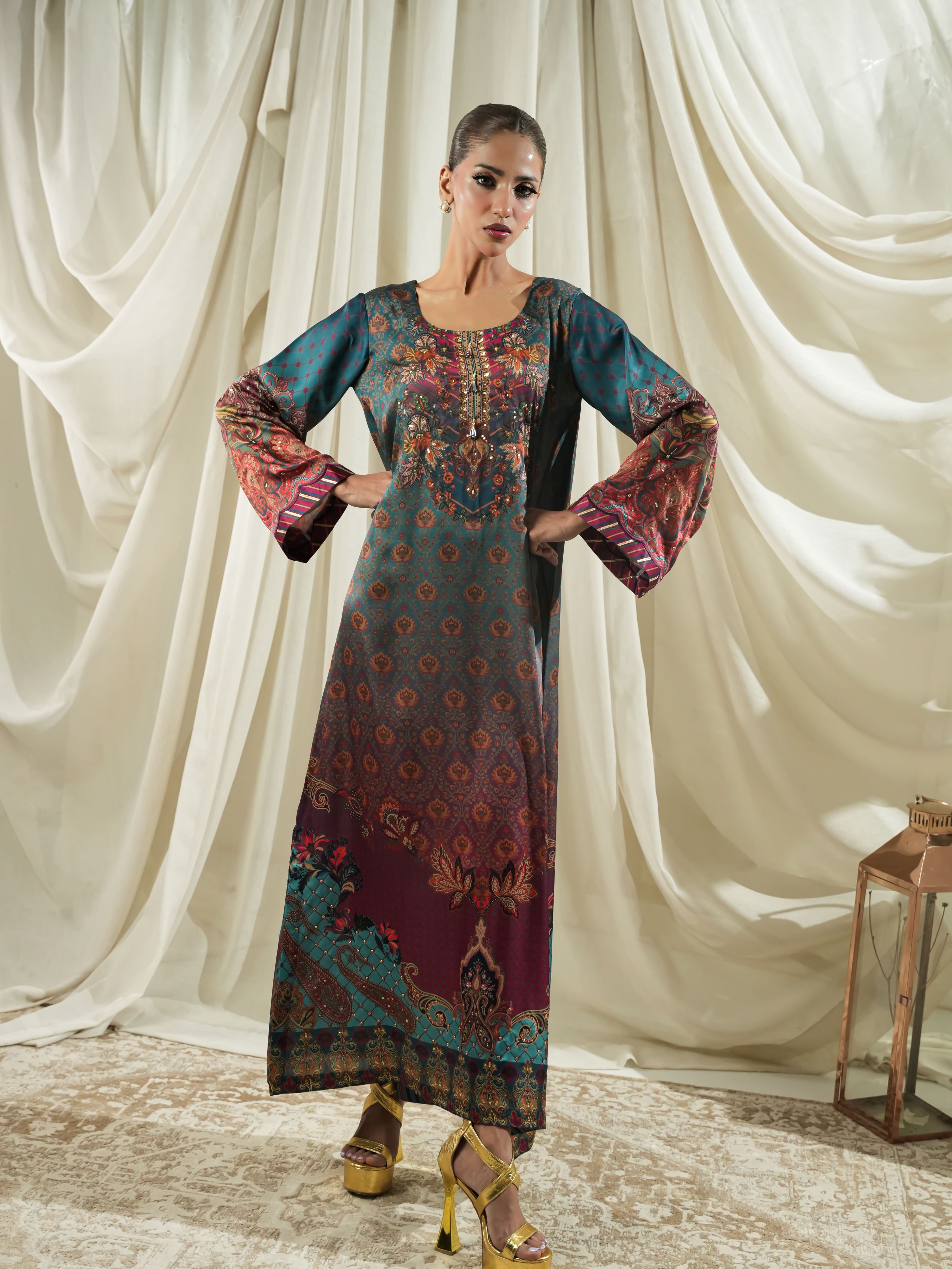 MAHIRA - Long Length Kaftan