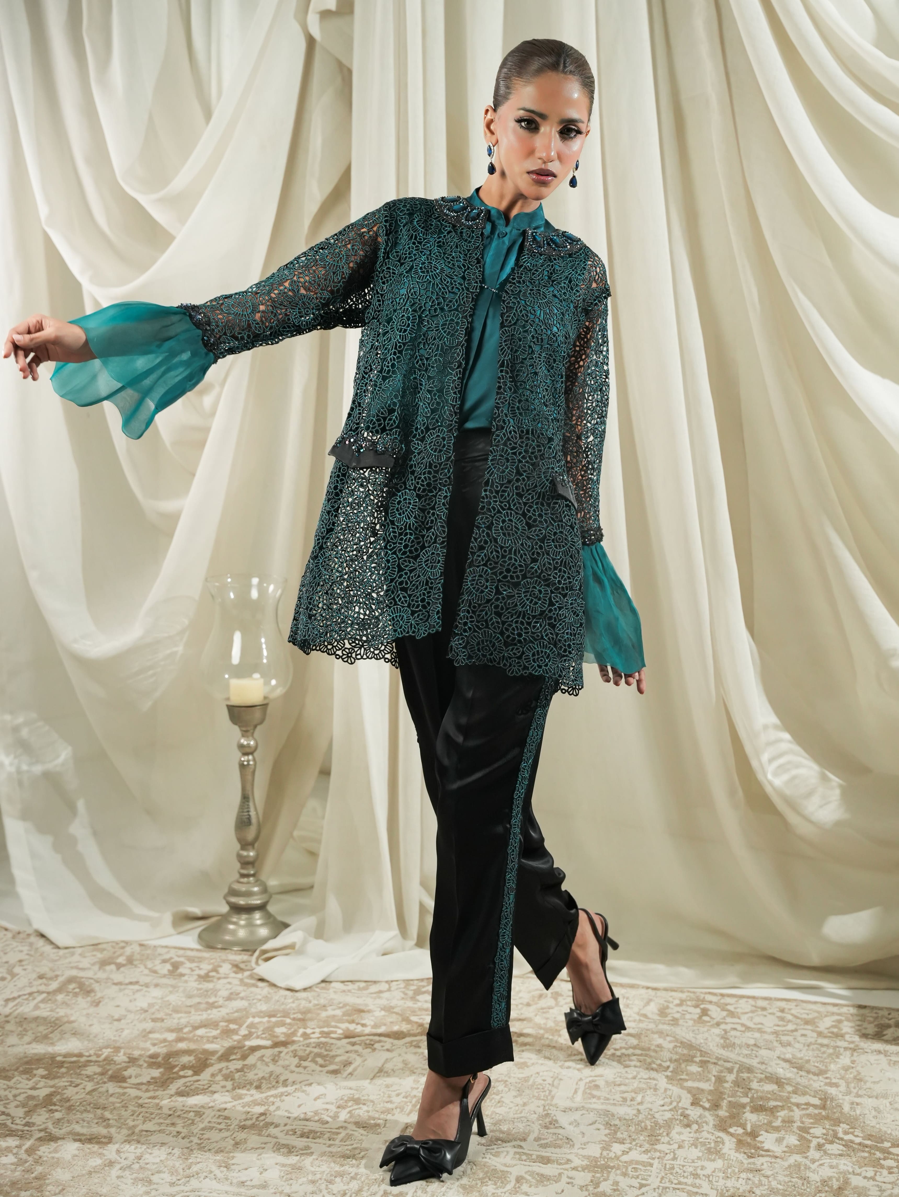 VICTORIA Teal Blue 3Pcs