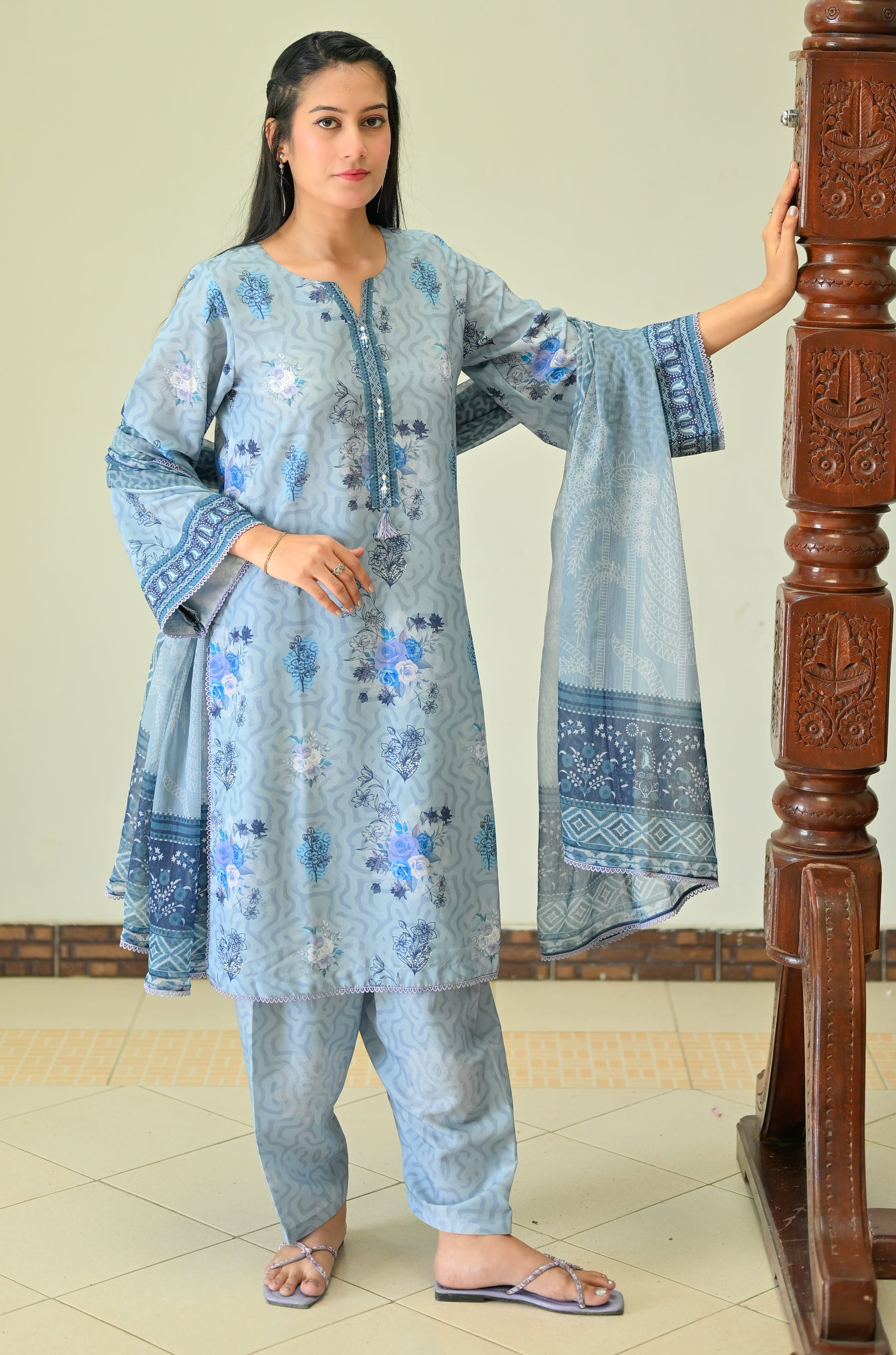 ZARQAA - 3 Piece Stitched