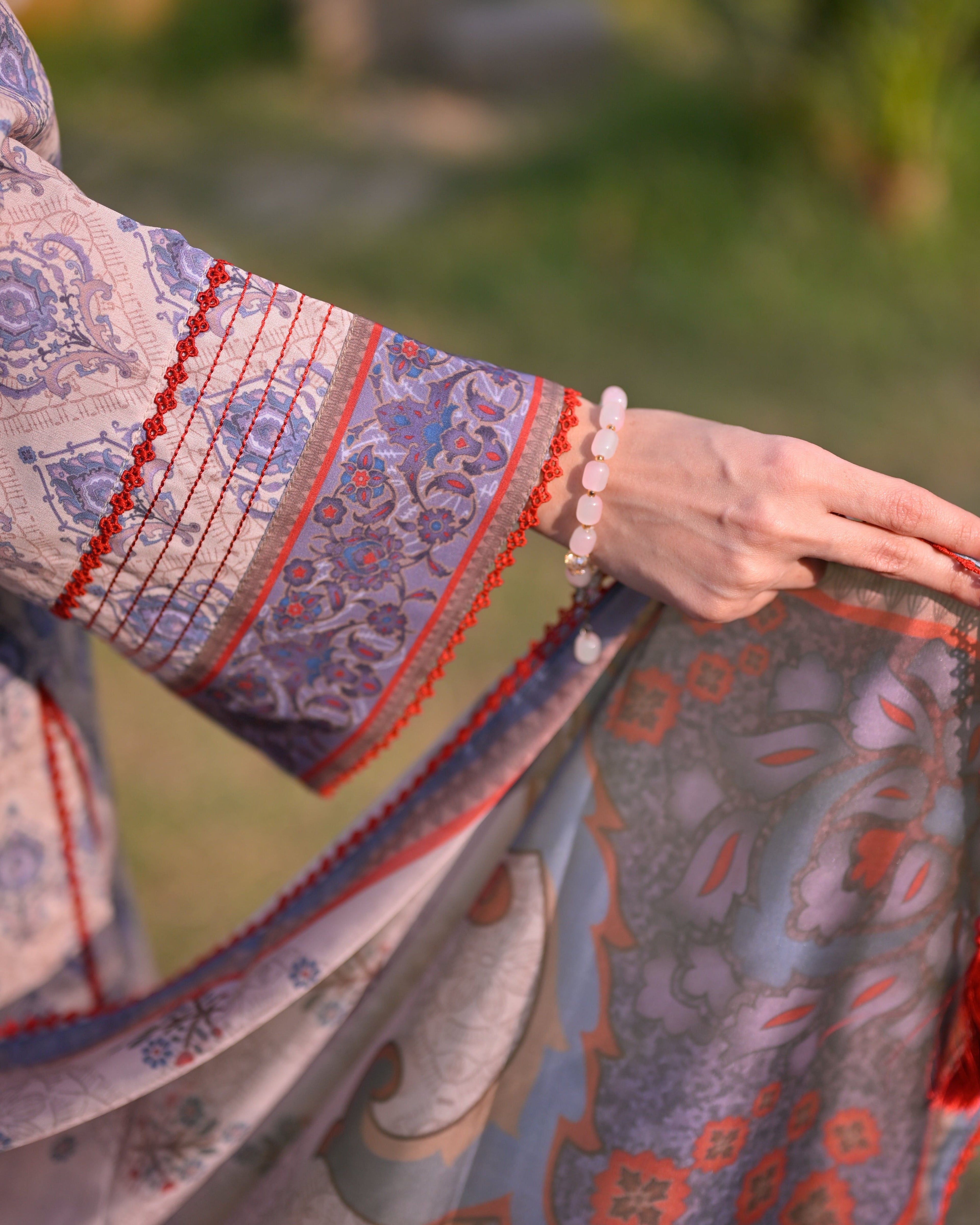 ZARMINA-  Embroidered 3Pcs set