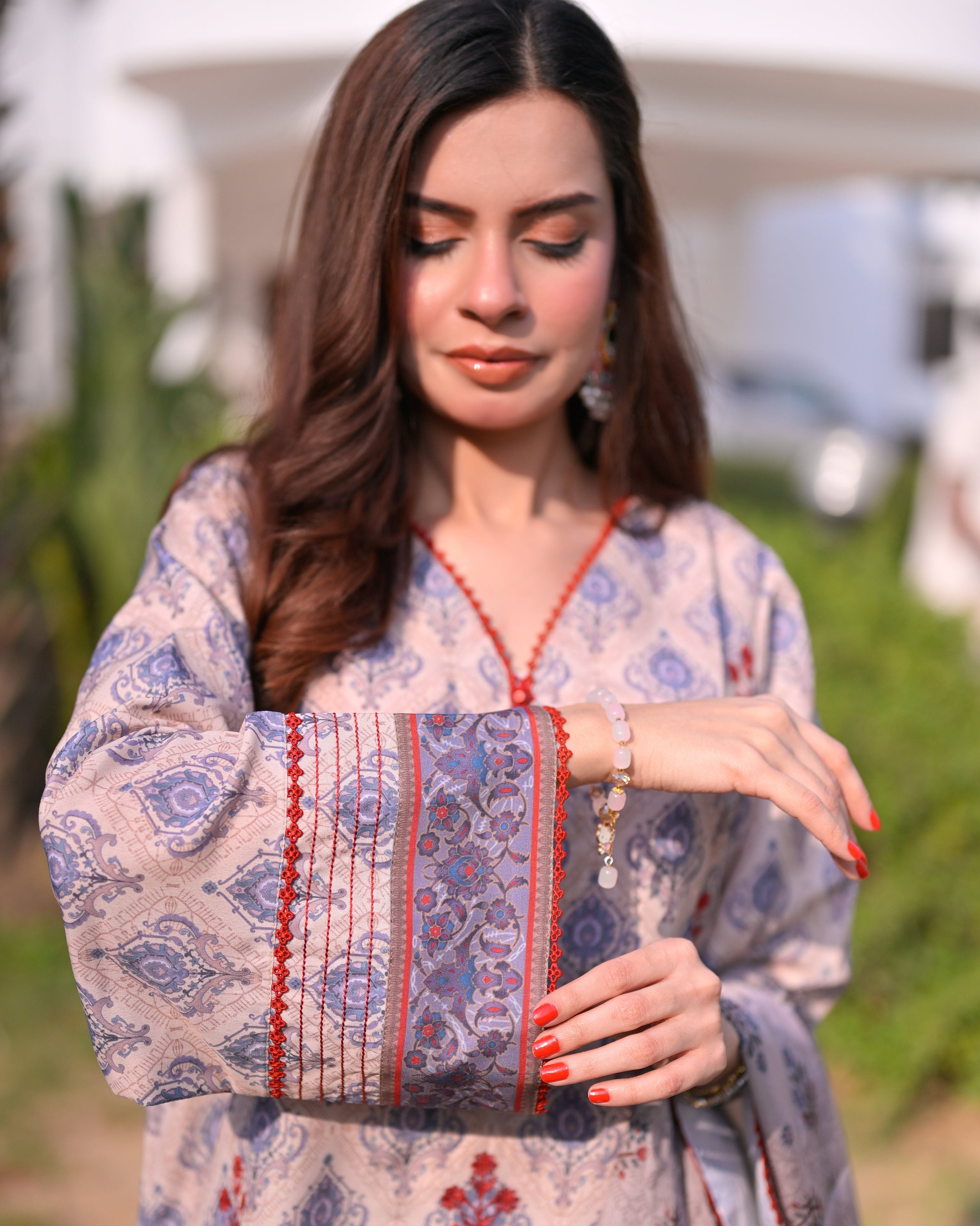 ZARMINA-  Embroidered 3Pcs set