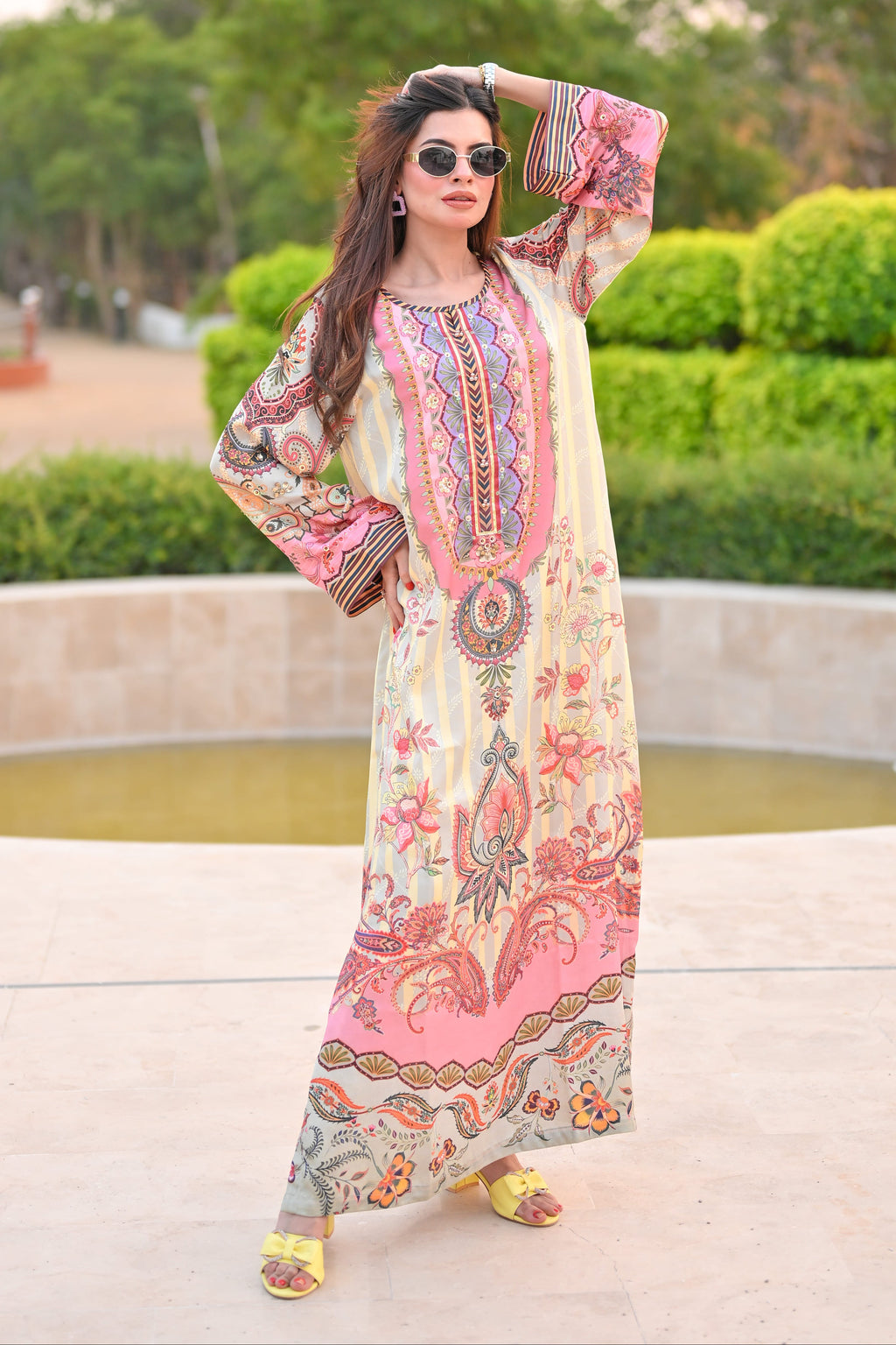 ZARMIN  (2nd Color) - Long Length Kaftan