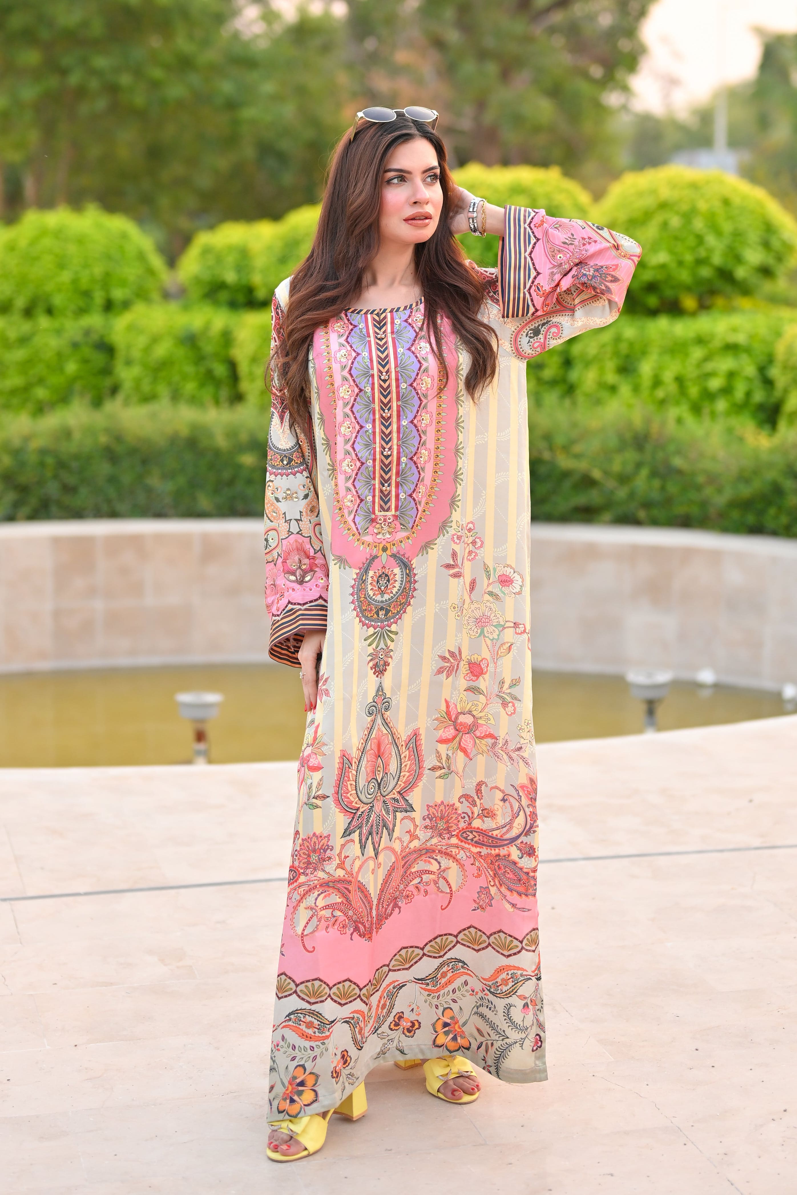 ZARMIN  (2nd Color) - Long Length Kaftan