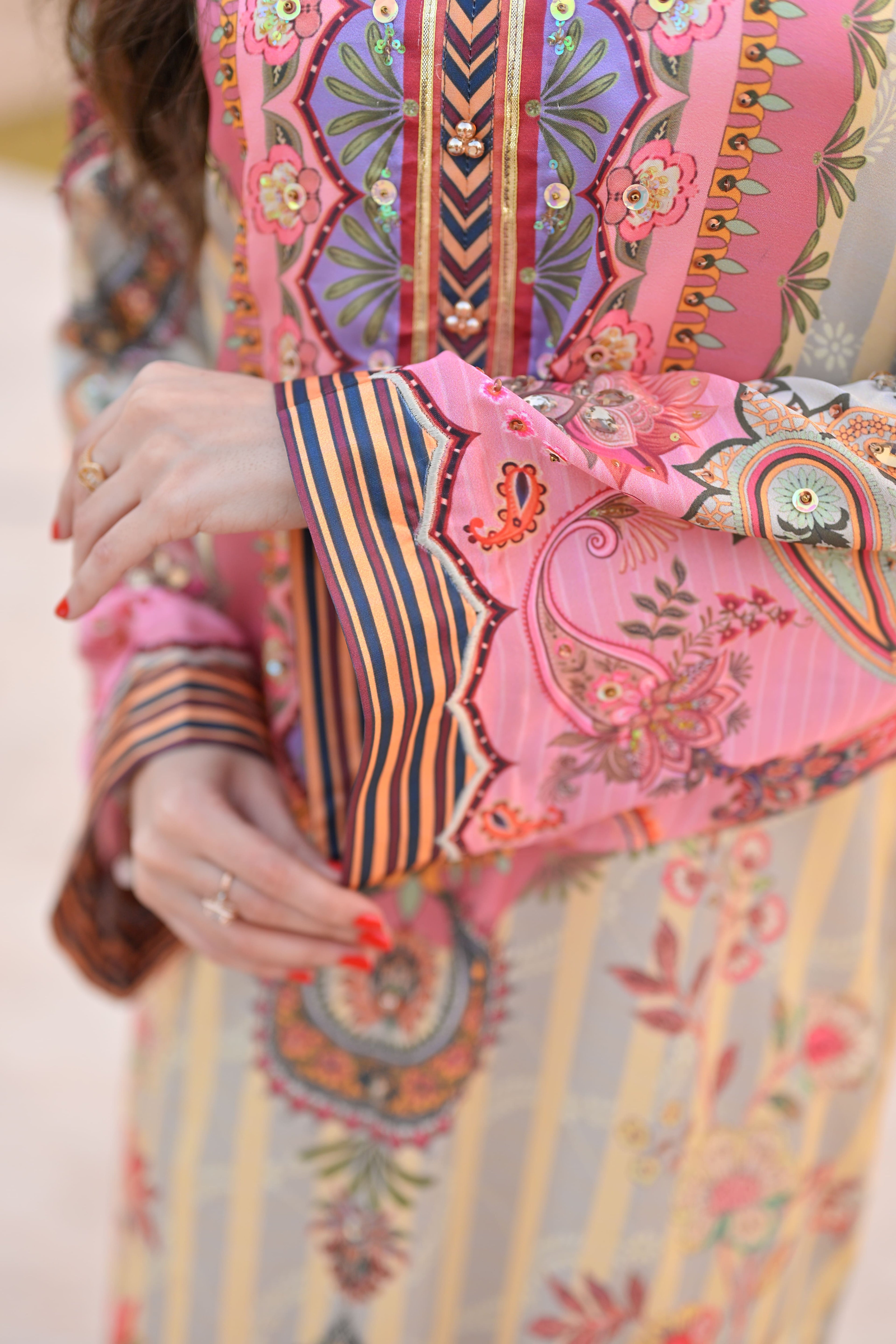 ZARMIN  (2nd Color) - Long Length Kaftan