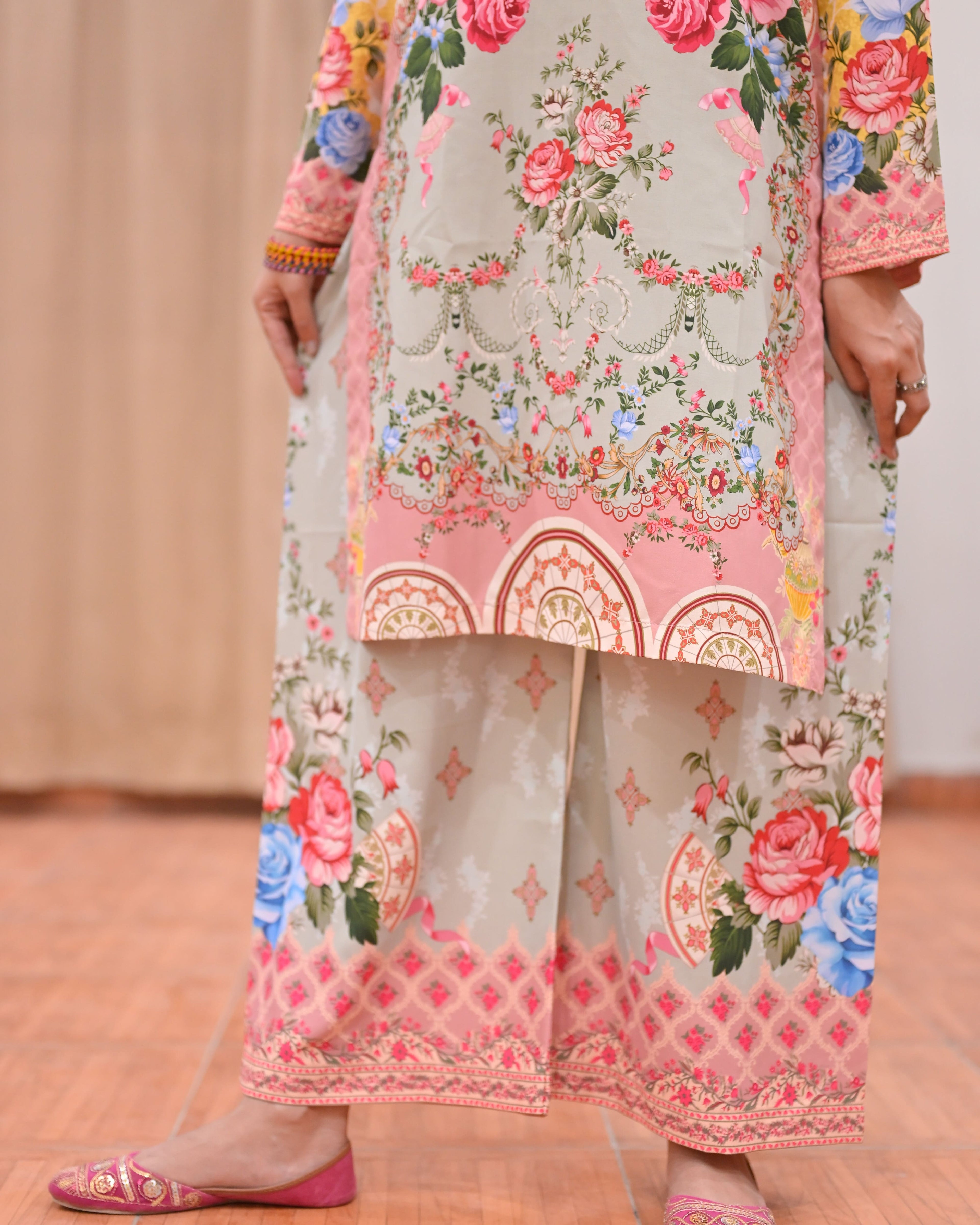 SAKURA - 2 Pcs Co-ord Set
